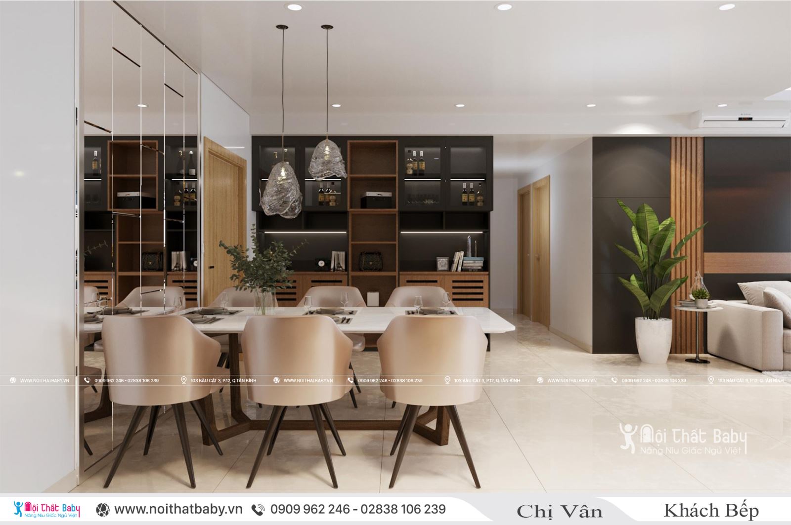  Mẫu thiết kế nội thất căn 104m2 Emerald Celadon City đẹp và hiện đại